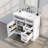 36" Bathroom Vanity With Sink,2 Drawers With Slide Rails,2 Tip-Out Drawers And 1 Door-391132927