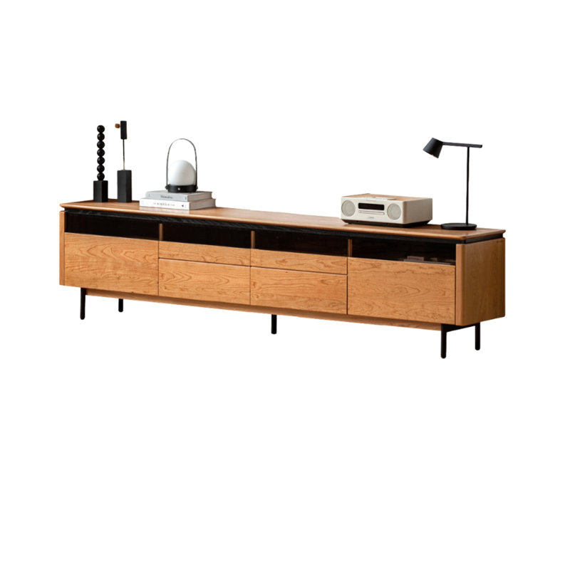 Meuble télé Modern, H 21,26 po x L 86,61 po x l 13,78 po