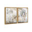 Oliver Gal Running Equus Diptych Animals - Framed Canvas Art-266755652-266755655