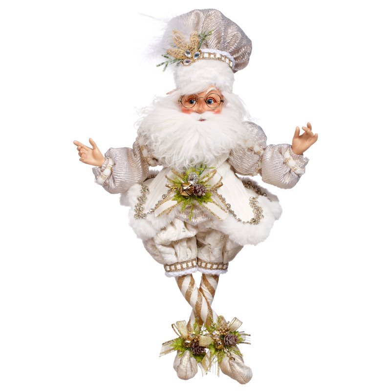 Elfe de Noël blanc du pôle Nord, moyen - 19,5 po