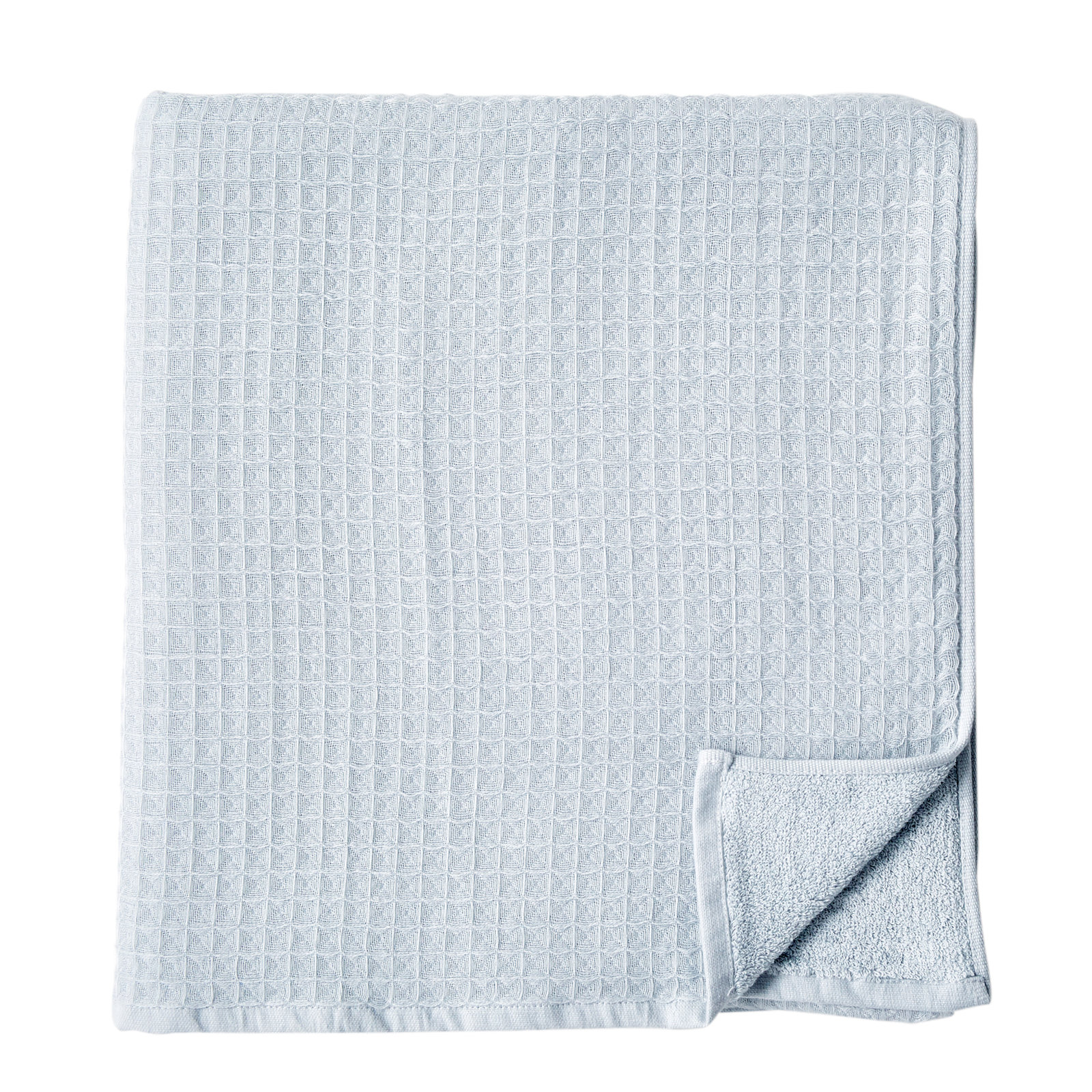 Waffle Twist Cotton Bath Towel, Ocean, Bath Towel - 1 Pack