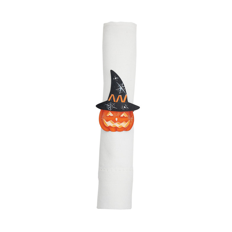 Rond de serviette Witchy Pumpkin Halloween