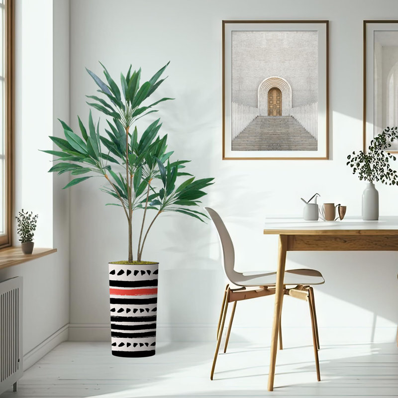 66 plantes, Géométrique / rouge / noir