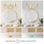 Éclairage de meuble-lavabo rétro 3 lumières-760377695
