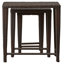 Table d'appoint en osier / rotin