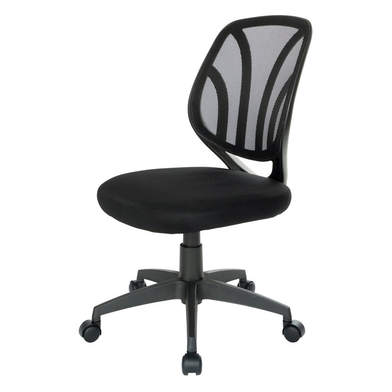 Work Smart Mesh Task Chair, Black