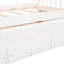 White Twin Daybed With Trundle And Drawers - Maximize Storage For A Chic Bedroom