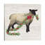 Christmas On The Farm V - Sheep by Tara Reed - Wrapped Canvas Painting-1857547734