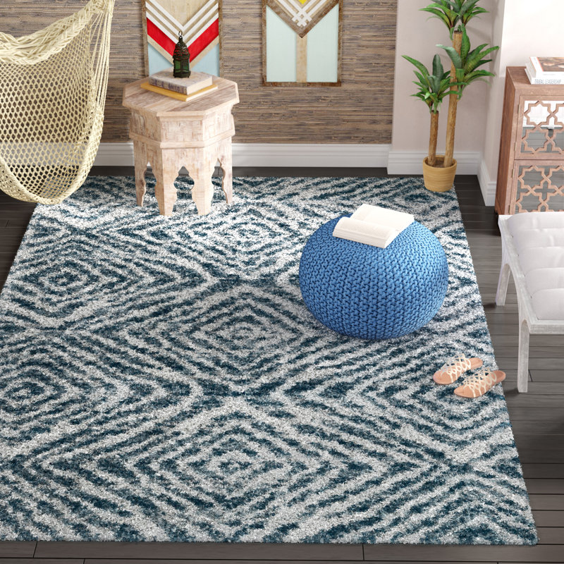 Hico Geometric Indoor Rug, Rectangle 2'3" x 12'