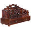 Organisateur de bureau Antiquarian Floral Tracery
