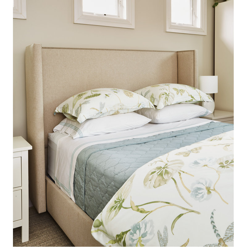 Carlotta Sateen Duvet Cover, Queen Duvet Cover + 2 Standard Shams