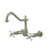 Brushed Nickel/Trim White