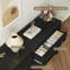 Table de chevet 31,5 po à 3 tiroirs, table de chevet moderne en bois pour chambre à coucher, ensemble anti-basculement inclus