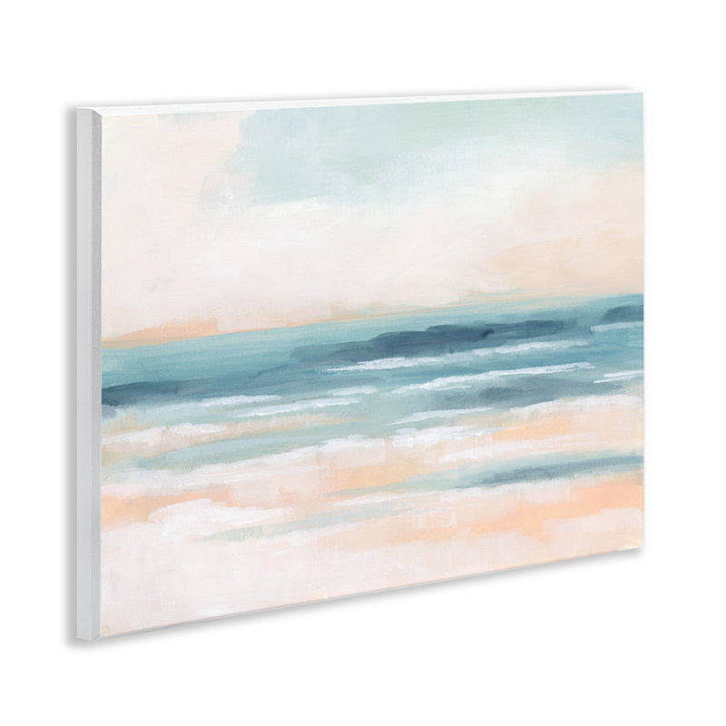 "Pastel Beach Coast", art mural par June Erica Vess