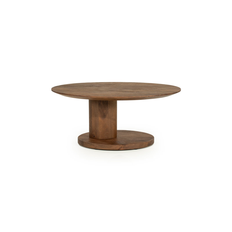 Table basse Novia S, Marron clair, H 14 po x L 35 po x l 24 po