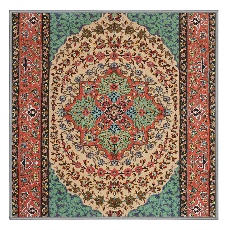 Oriental Indoor Rug, Rectangle 5' x 7'