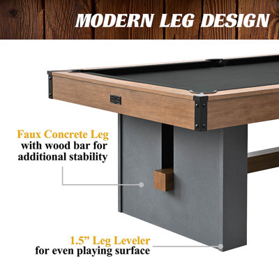 Barrington  Urban 7' Pool Table, Perfect for Family Game Rooms