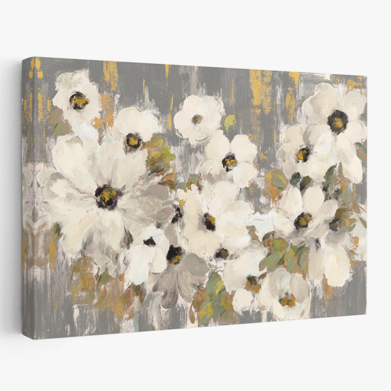 Floral Abstract - Bloom, 24" H x 36" W