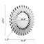Crystal Inlay Mirrored Console Table & Sunburst Round Accent Wall Mirror For Entryway Decor  