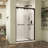 DreamLine Abbey 44 - 48 in. W x 76 in. H Semi-Frameless Bypass Shower Door in Oil Rubbed Bronze-98157933