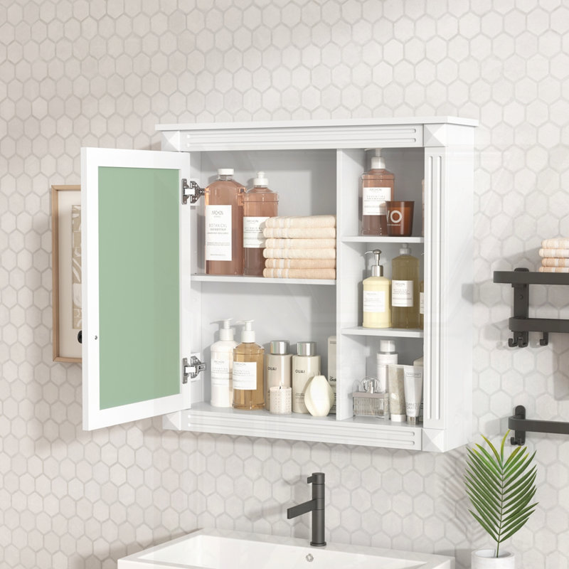 Armoire à pharmacie de salle de bain avec miroir