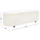 Delray Upholstered Flip Top Storage Bench