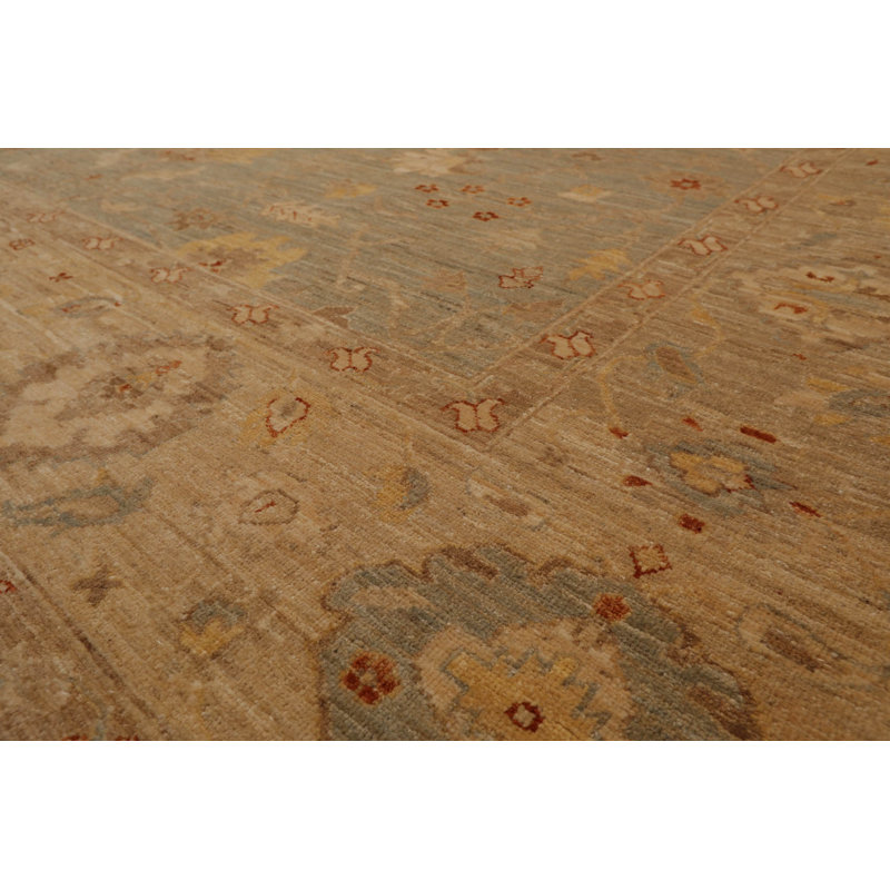 One-of-a-Kind Rectangle:9'4''x12'1'' Wool Area Rug in