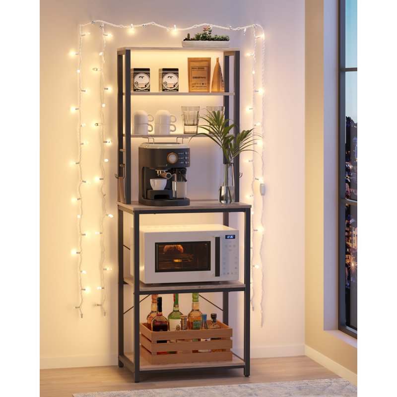 Stroupe Standard, 167cm H x 60cm W x 40cm D, Light Grey/Black