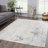 Elyjah Modern Abstract Marble Design Gray Area Rug-1747233674