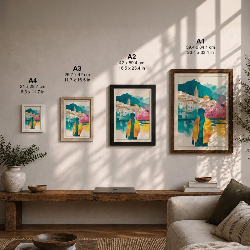 View In Contemplation Coastal - Print, Unframed, A3 - 42.0 x 29.7 cm