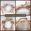 Couronne d'herbe Pampas - Beige naturel - 25 po, artificielle, style maison de campagne bohème, décor toutes saisons, compatible bricolage