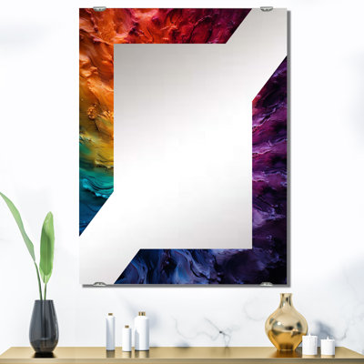 Mundt - Miroir mural fractal abstrait