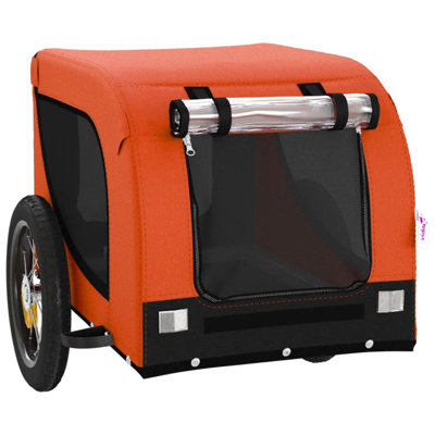 vidaXL Pet Bike Trailer Bicycle Cargo Dog Stroller Oxford Fabric and Iron