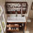 35.83"Solid + Manufactured Wood Bathroom Washbasin Vanity With a Mirror Cabinet-2089298519