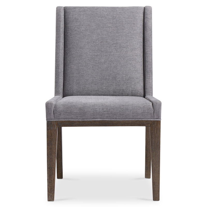 Linea 19'' H Upholstered Ash Dining Chair, Cerused Charcoal