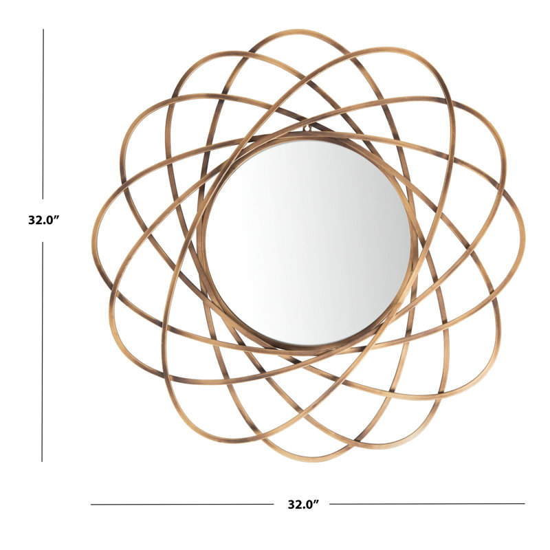Neale Metal Flat Wall Mirror