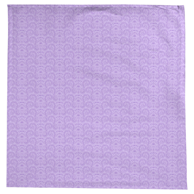 Leffel Geometric Tablecloth, Purple Pastel