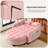 Modern Convertible  Sofa Bed With Storage Ottoman, Reclining Backrest, And Side Pocket Armrest-963692449