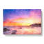 Malaga Coastline At Sunset - Wrapped Canvas Painting-56635207