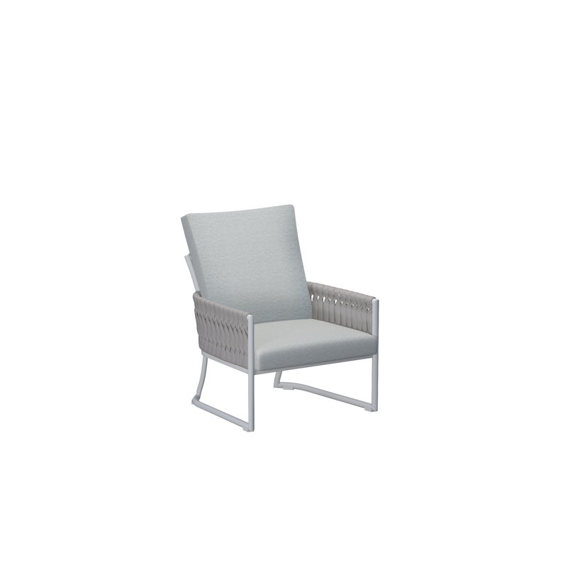 Addingrove - Chaise longue - Structure gris mat - Coussin gris Natte