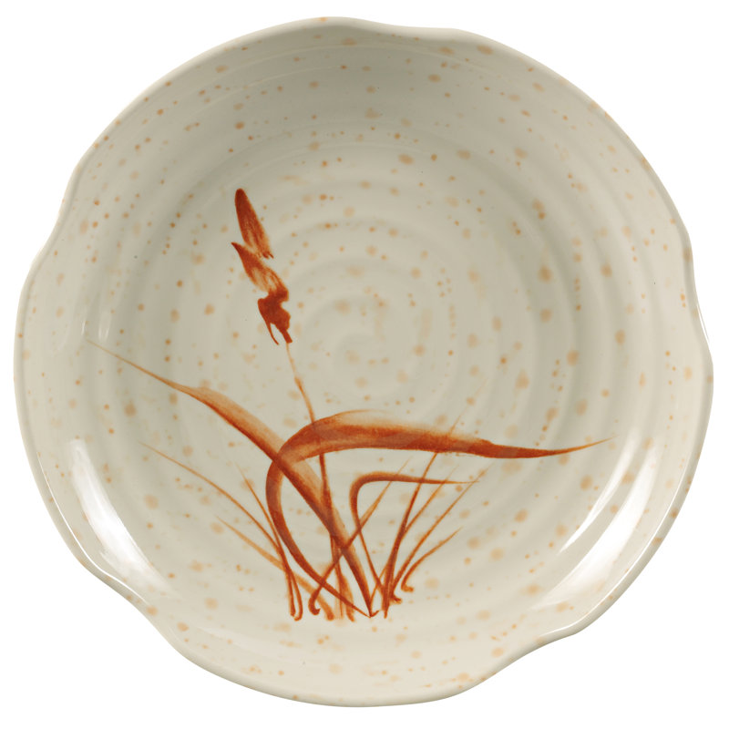 Assiette à salade en mélamine Orchis Lotus, H 1,25 po x l 8,25 po x P 8,25 po