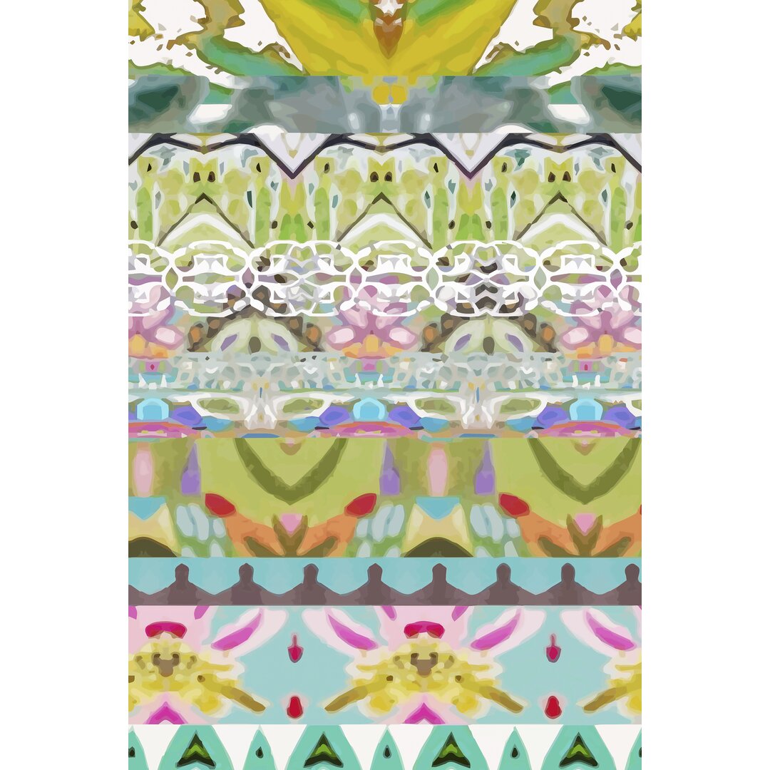 Leinwandbild Border Boho II von Karen Fields