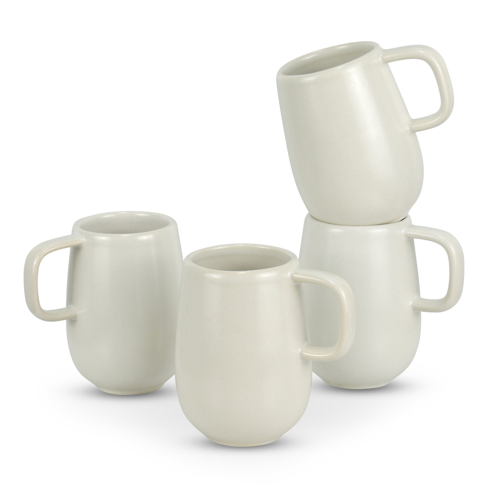 Parkview Stoneware Coffee Mug, 12.85 fl oz., Marble White