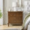Victoria 28.37''W 3-Drawer Nightstand with Charging Station and Pull-out Shelf