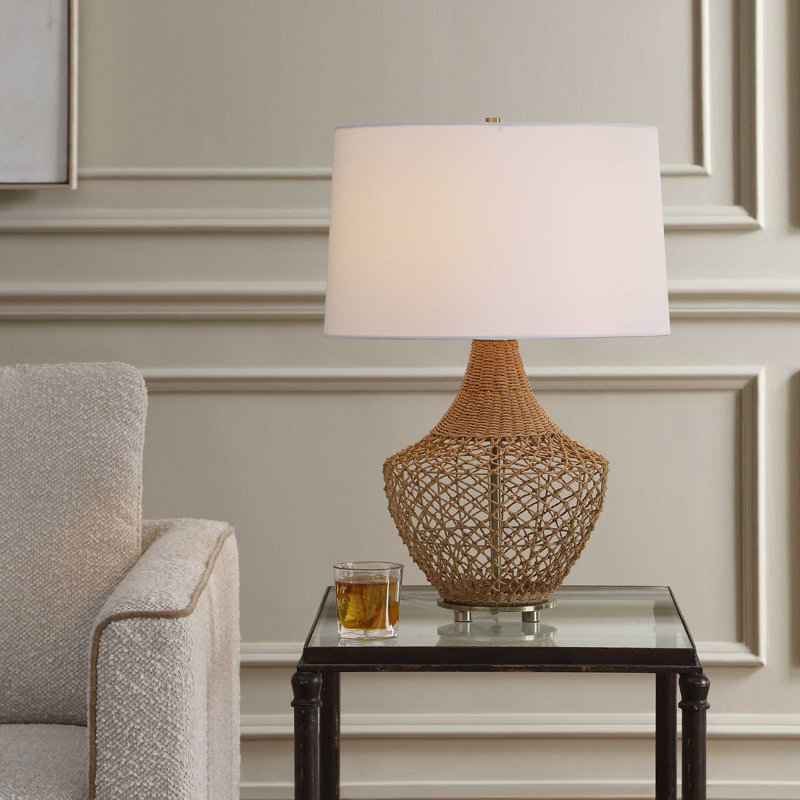 Uttermost Samori Rattan Table Lamp
