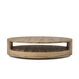 Matheus Round Single Coffee Table by Ronald Sasson and Thomas Bina