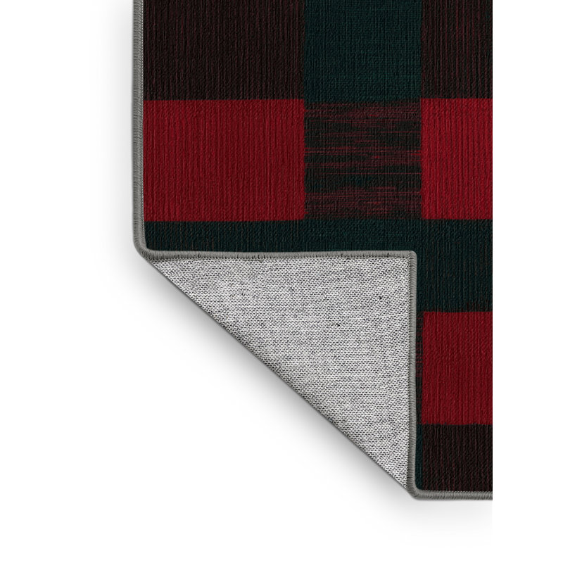 Tapis botanique brun lavable à la machine, Rectangulaire 2 pi x 3 pi