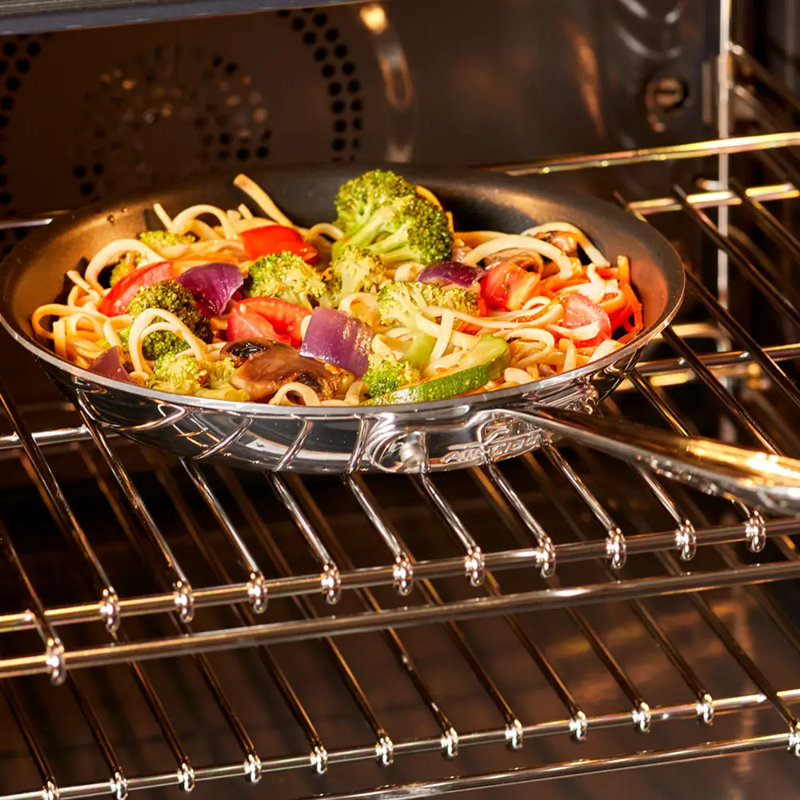 All-Clad D3 Pro Nonstick 3-Ply Bonded Cookware, Fry Pan Set, 8 And 10 Inch