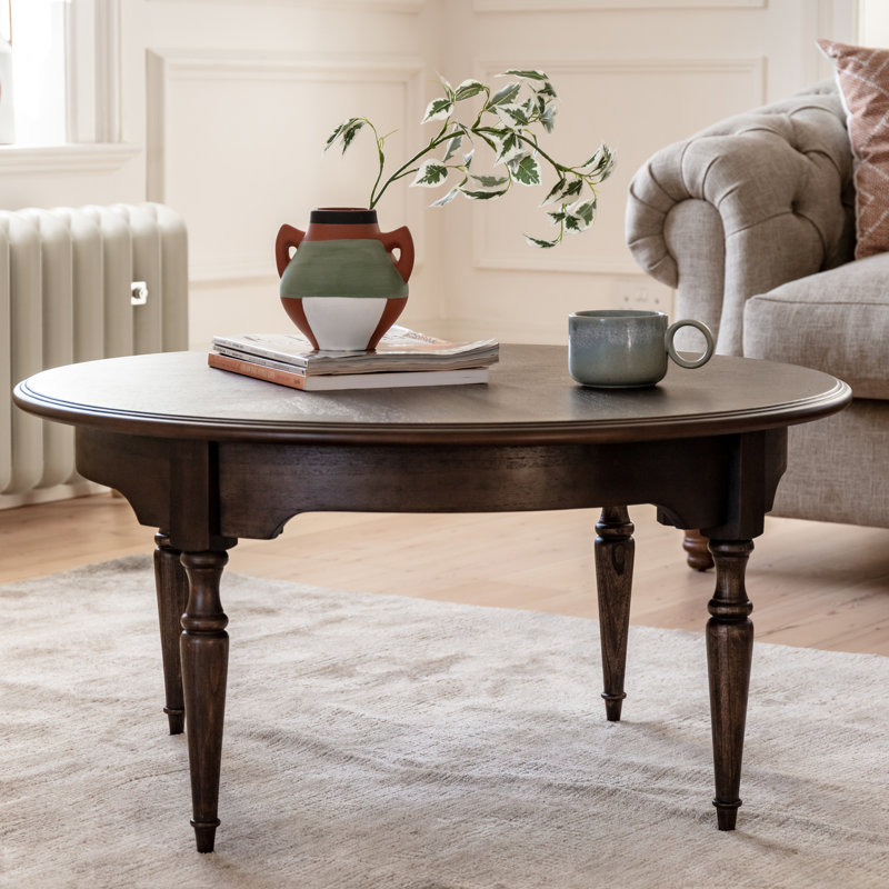 Cleston Four Leg Coffee Table, Black