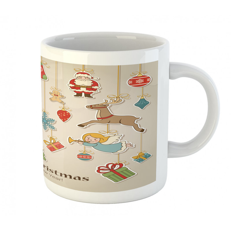 Grande tasse à café winter xmas